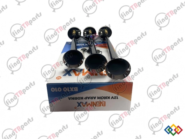 KNT005001 - 3 BORULU ARAP KORNA 12V HAVALI